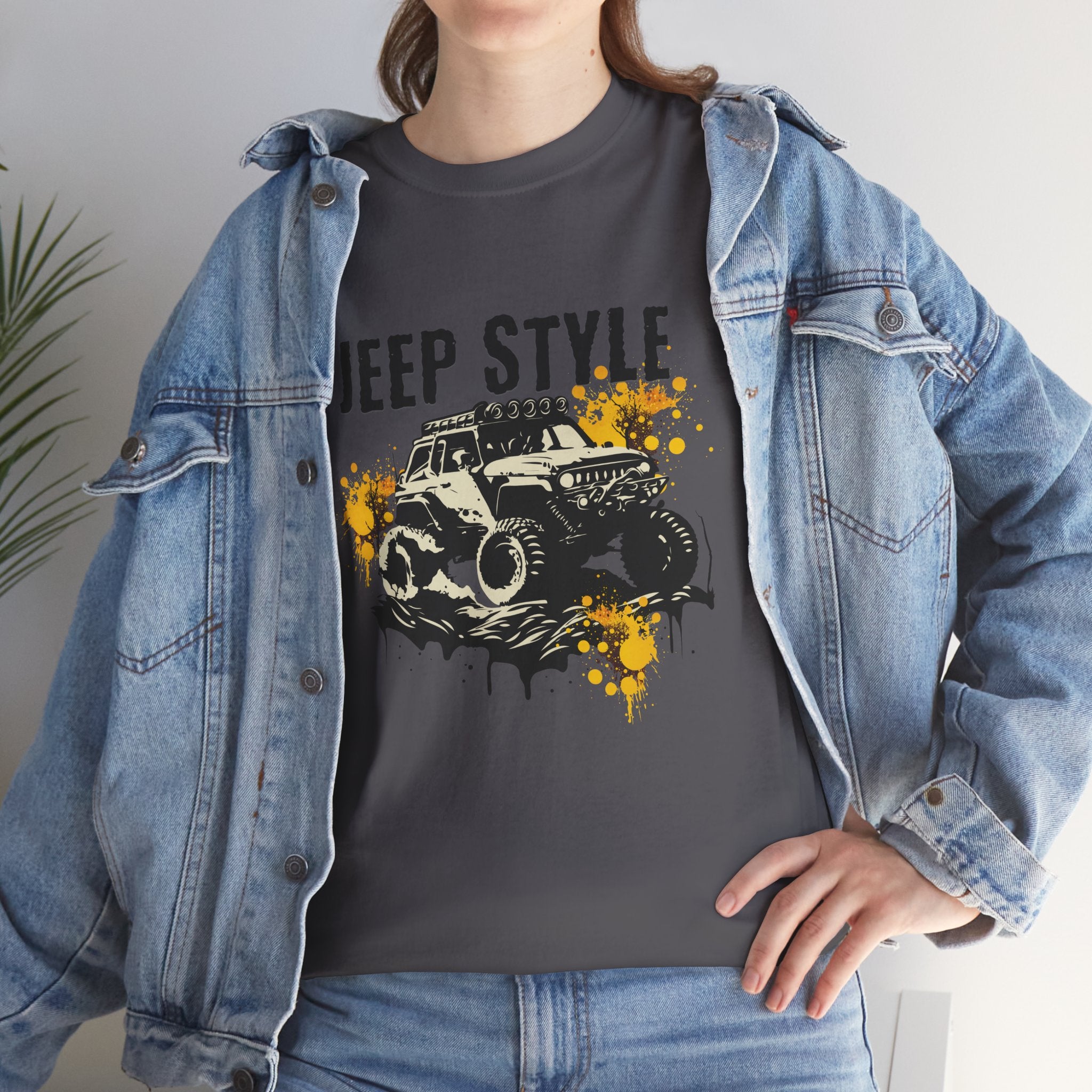 Jeep Style T-Shirt - Mud Splash Off-Road Graphic Tee for Jeep Enthusiasts