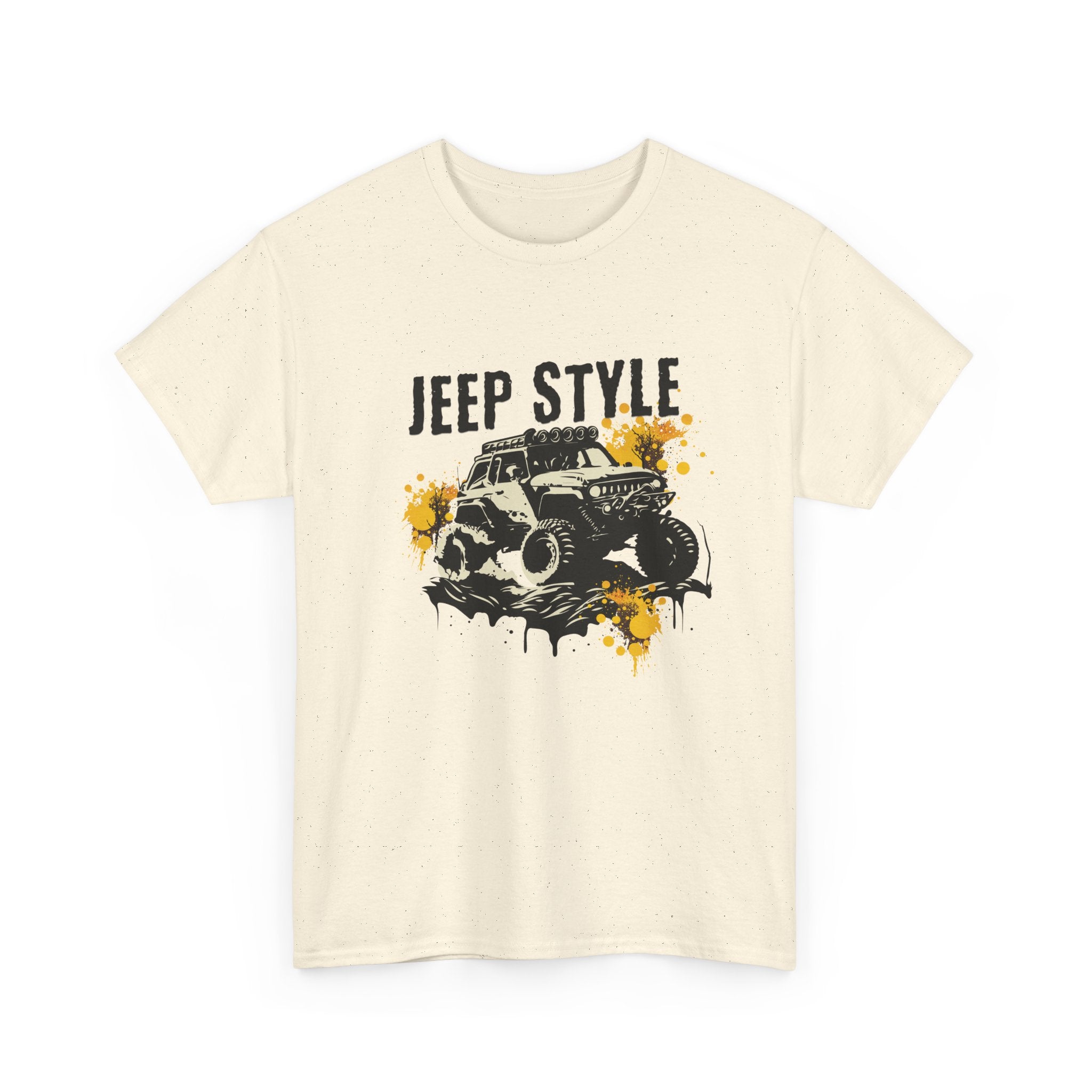 Jeep Style T-Shirt - Mud Splash Off-Road Graphic Tee for Jeep Enthusiasts