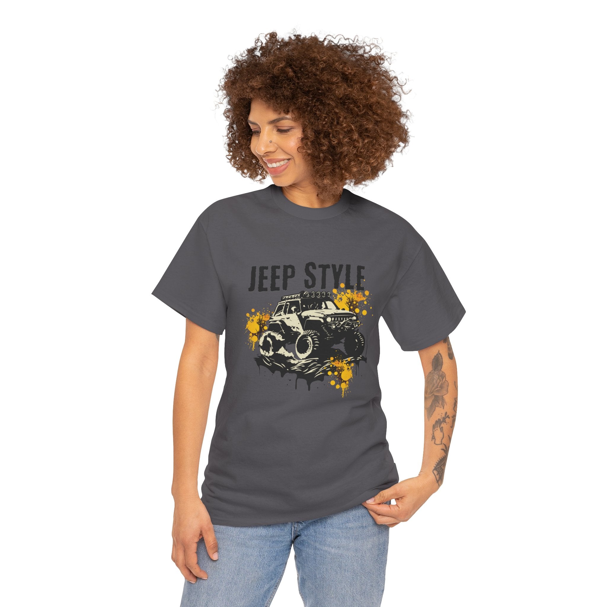 Jeep Style T-Shirt - Mud Splash Off-Road Graphic Tee for Jeep Enthusiasts