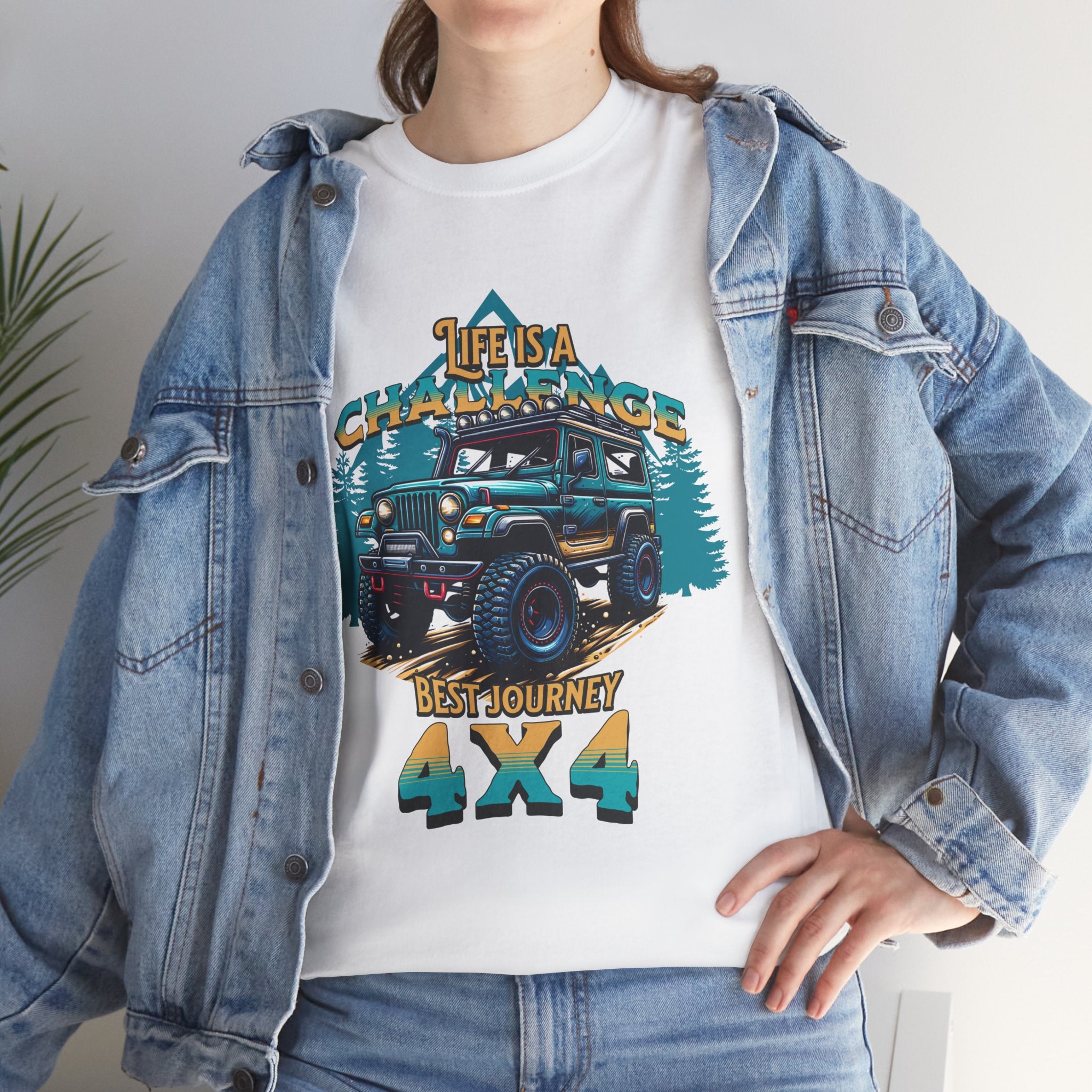 Life Is A Challenge Best Journey 4x4 Jeep T-Shirt - Off-Road Adventure Tee