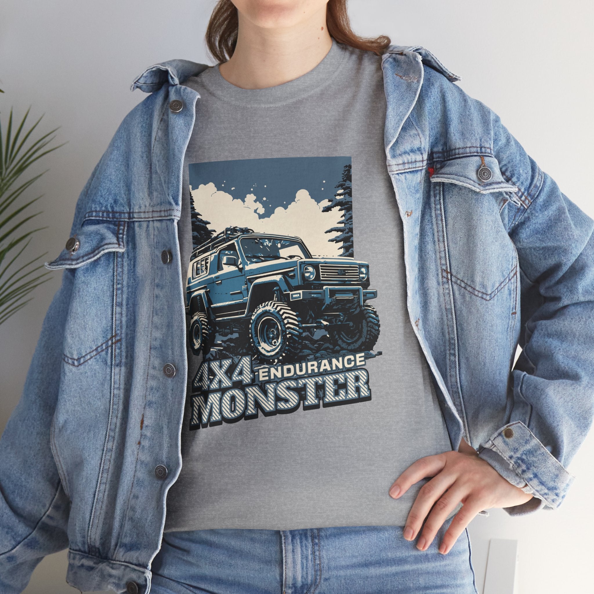 4x4 Endurance Monster Jeep T-Shirt - Lifted Classic Off-Road Beast Vintage Tee