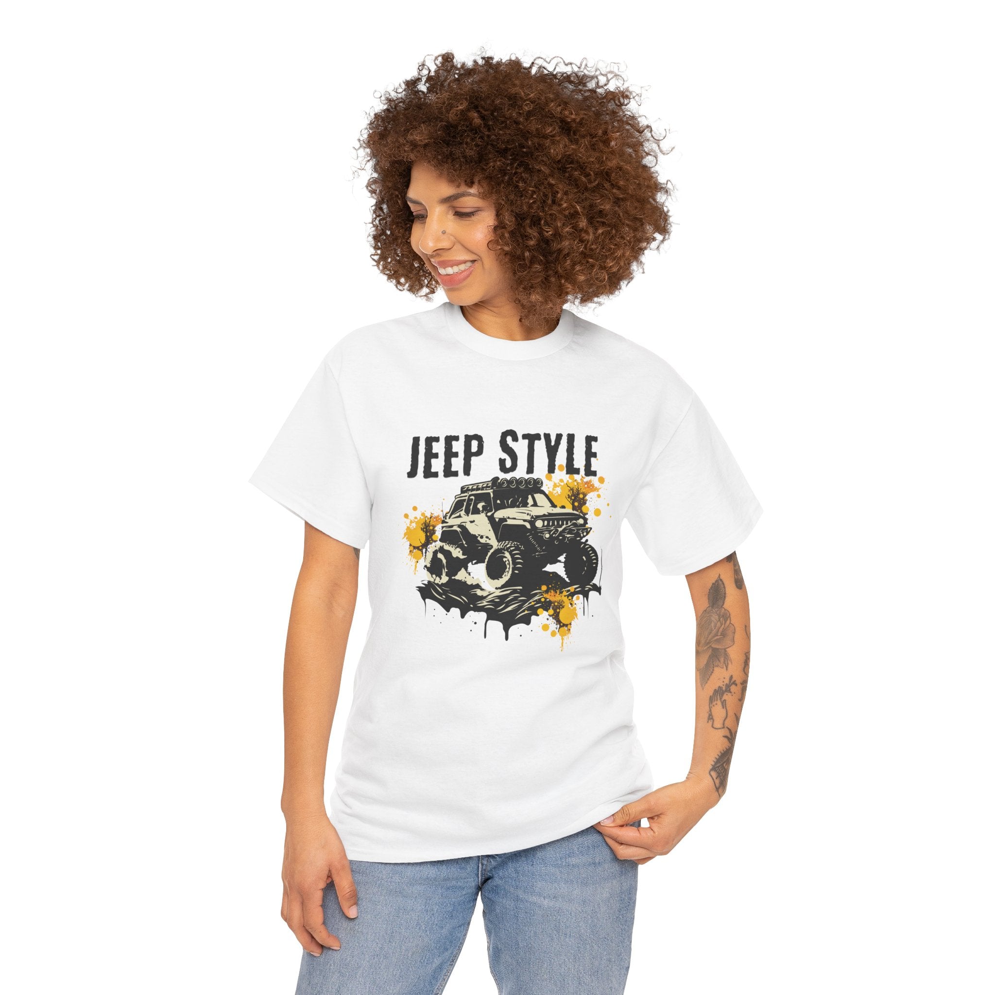 Jeep Style T-Shirt - Mud Splash Off-Road Graphic Tee for Jeep Enthusiasts