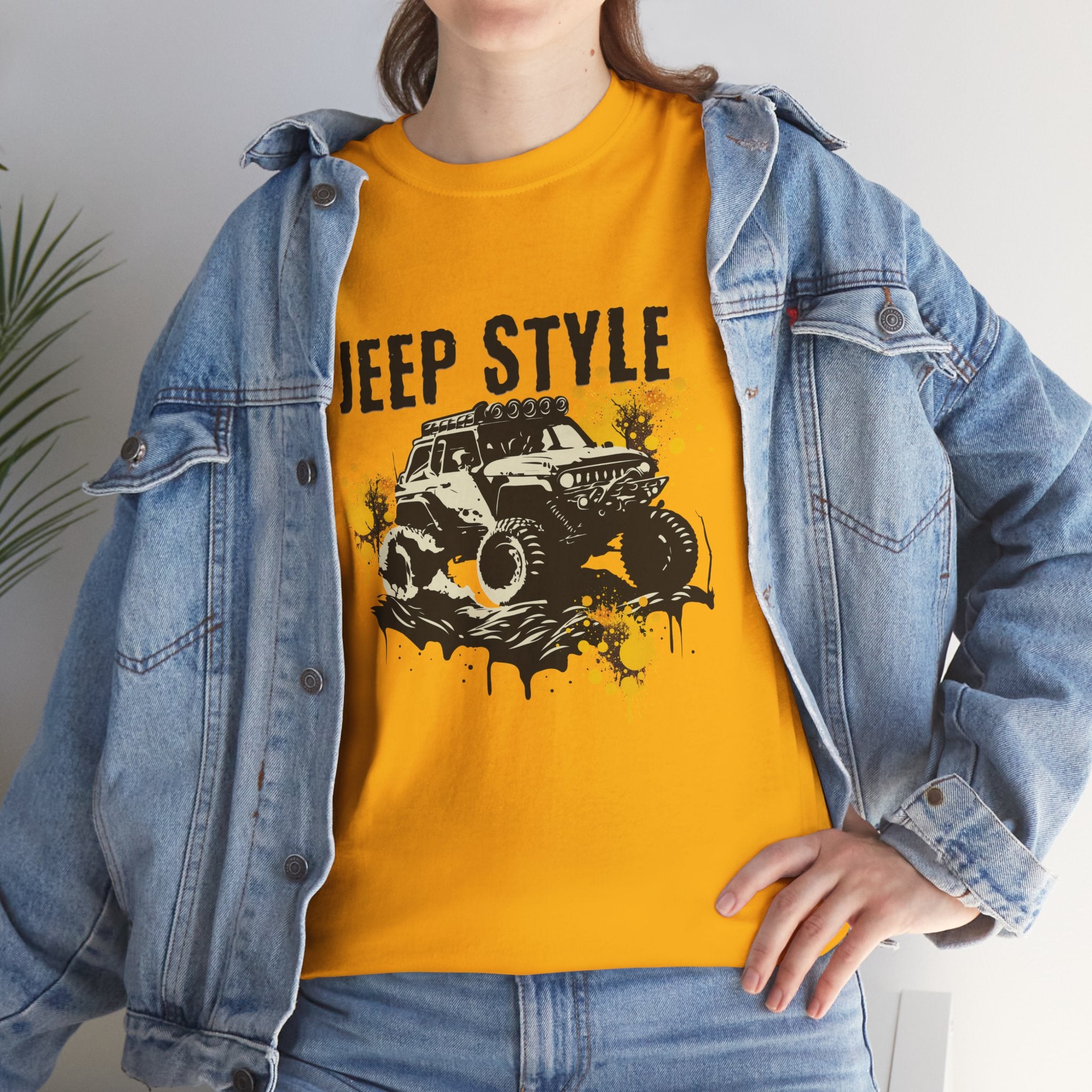 Jeep Style T-Shirt - Mud Splash Off-Road Graphic Tee for Jeep Enthusiasts