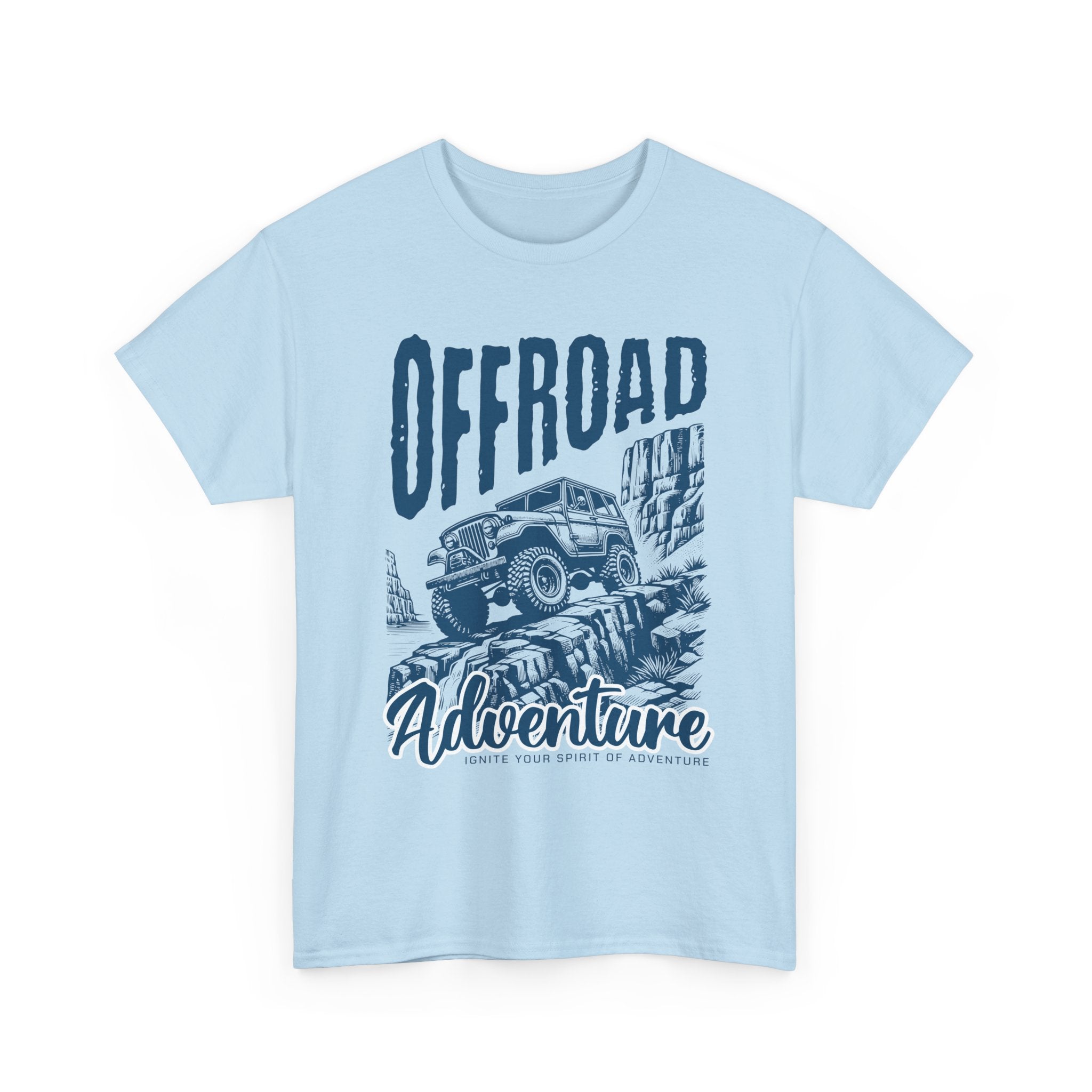 Offroad Adventure Jeep T-Shirt - Ignite Your Spirit Rock Crawling 4x4 Tee
