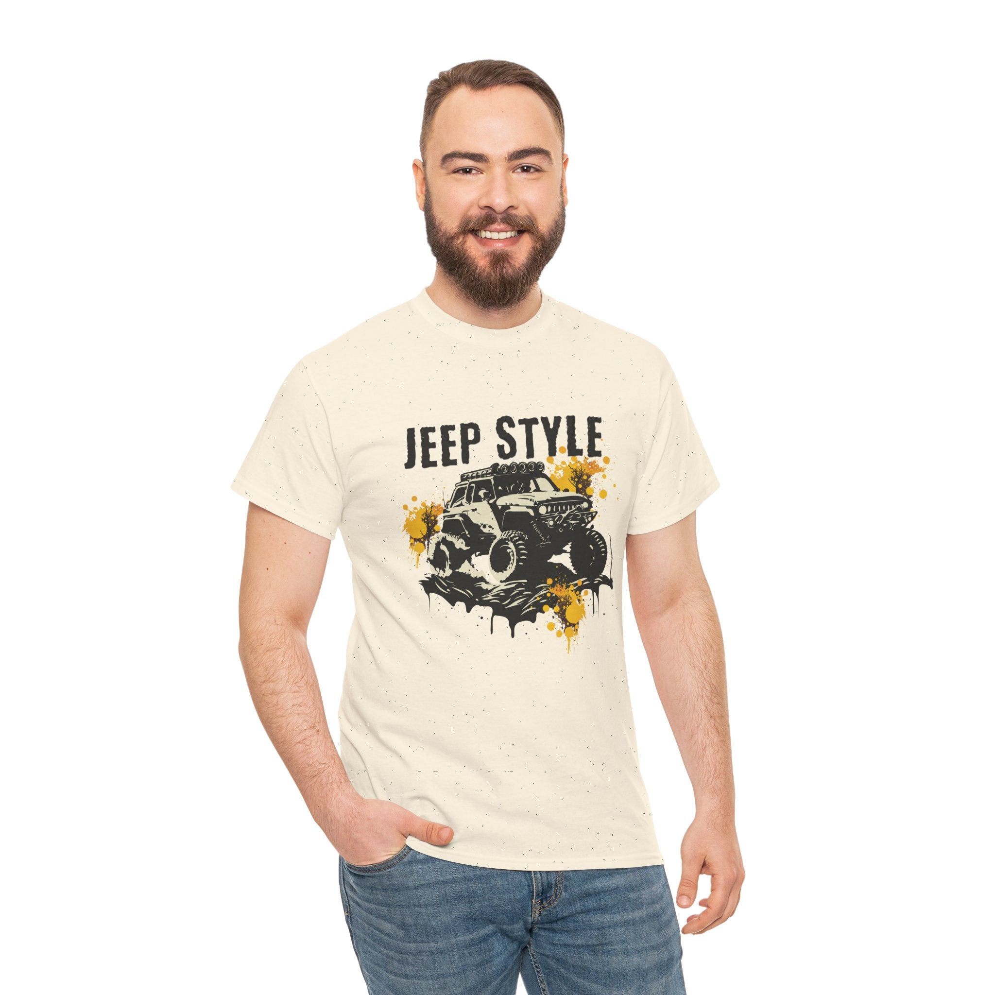 Jeep Style T-Shirt - Mud Splash Off-Road Graphic Tee for Jeep Enthusiasts