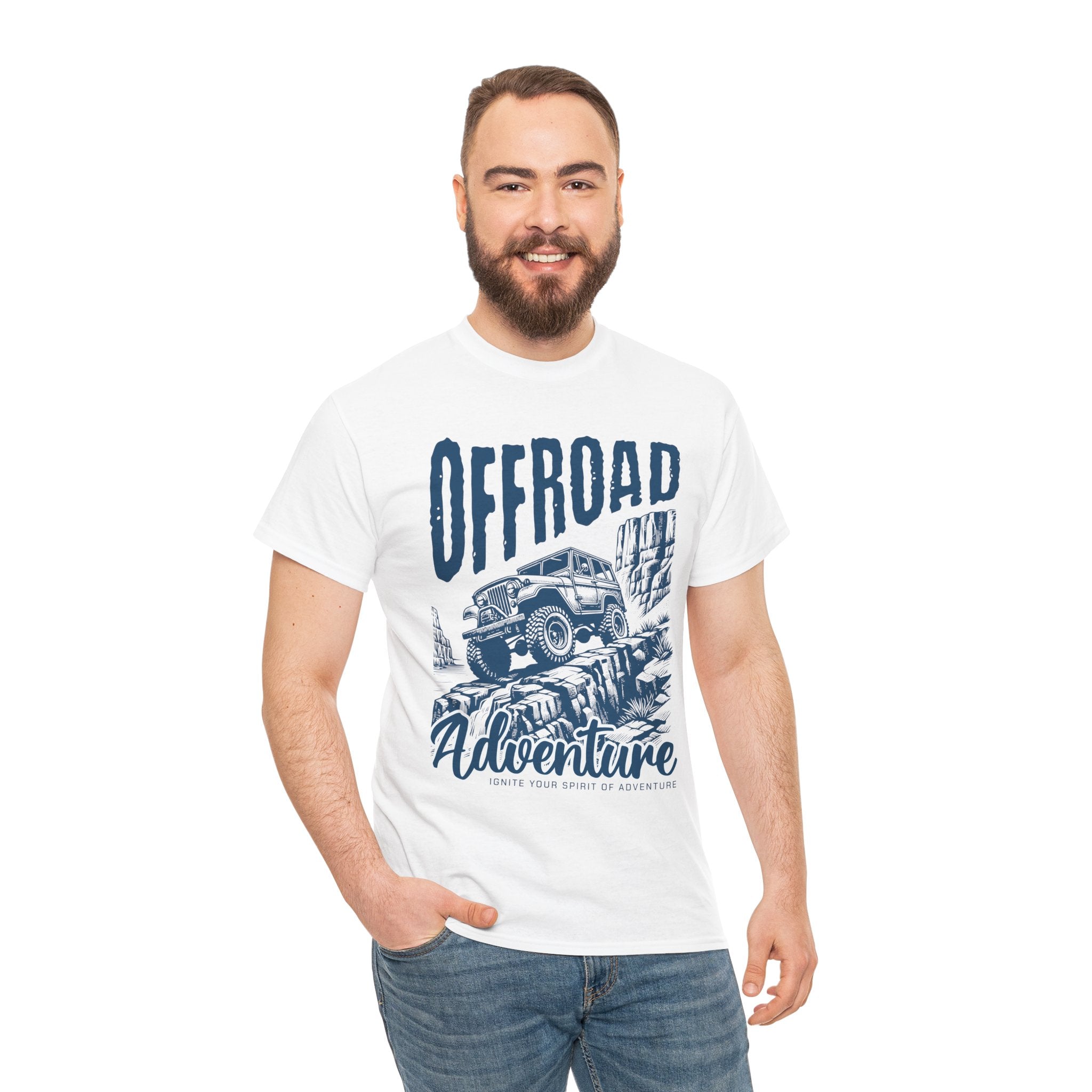 Offroad Adventure Jeep T-Shirt - Ignite Your Spirit Rock Crawling 4x4 Tee