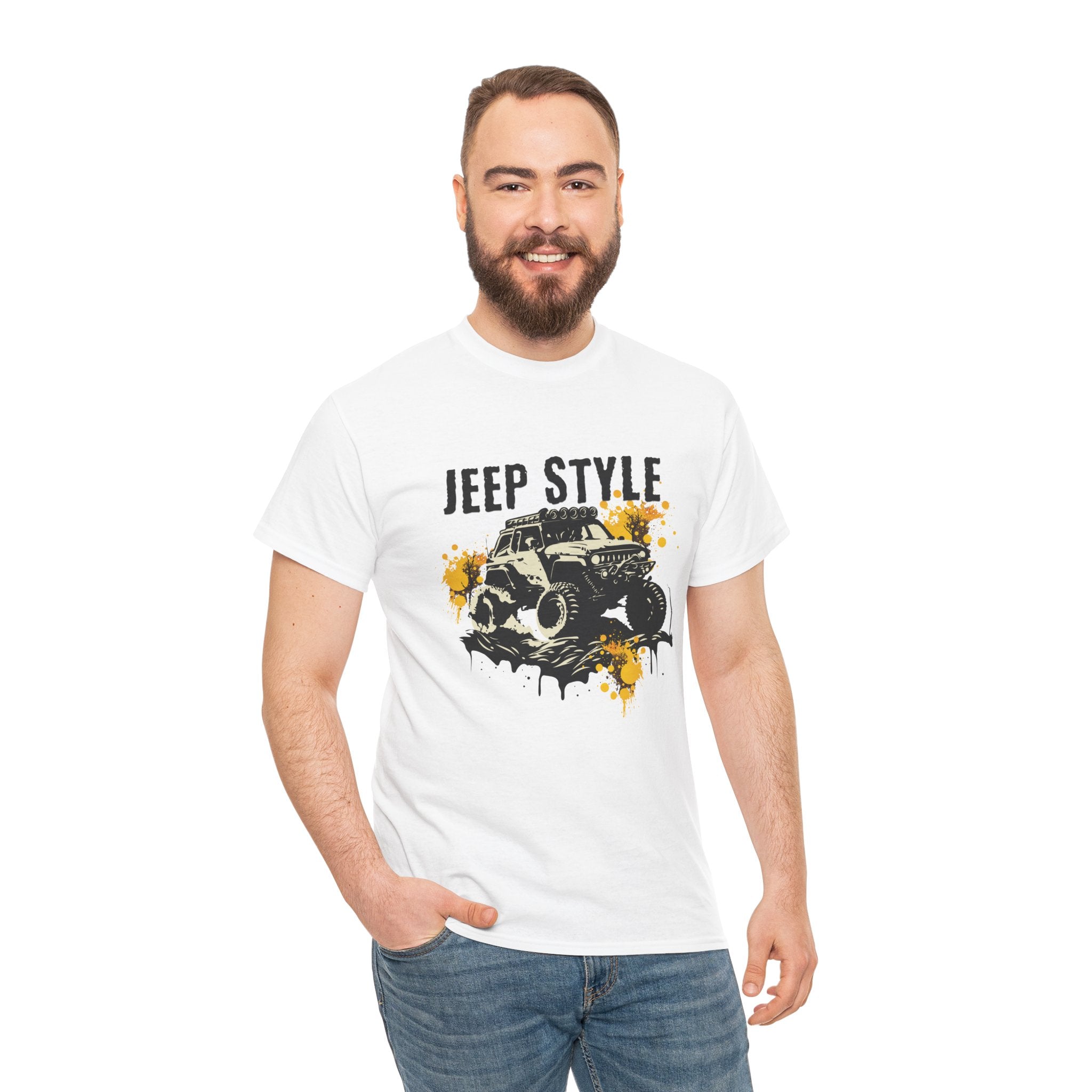 Jeep Style T-Shirt - Mud Splash Off-Road Graphic Tee for Jeep Enthusiasts