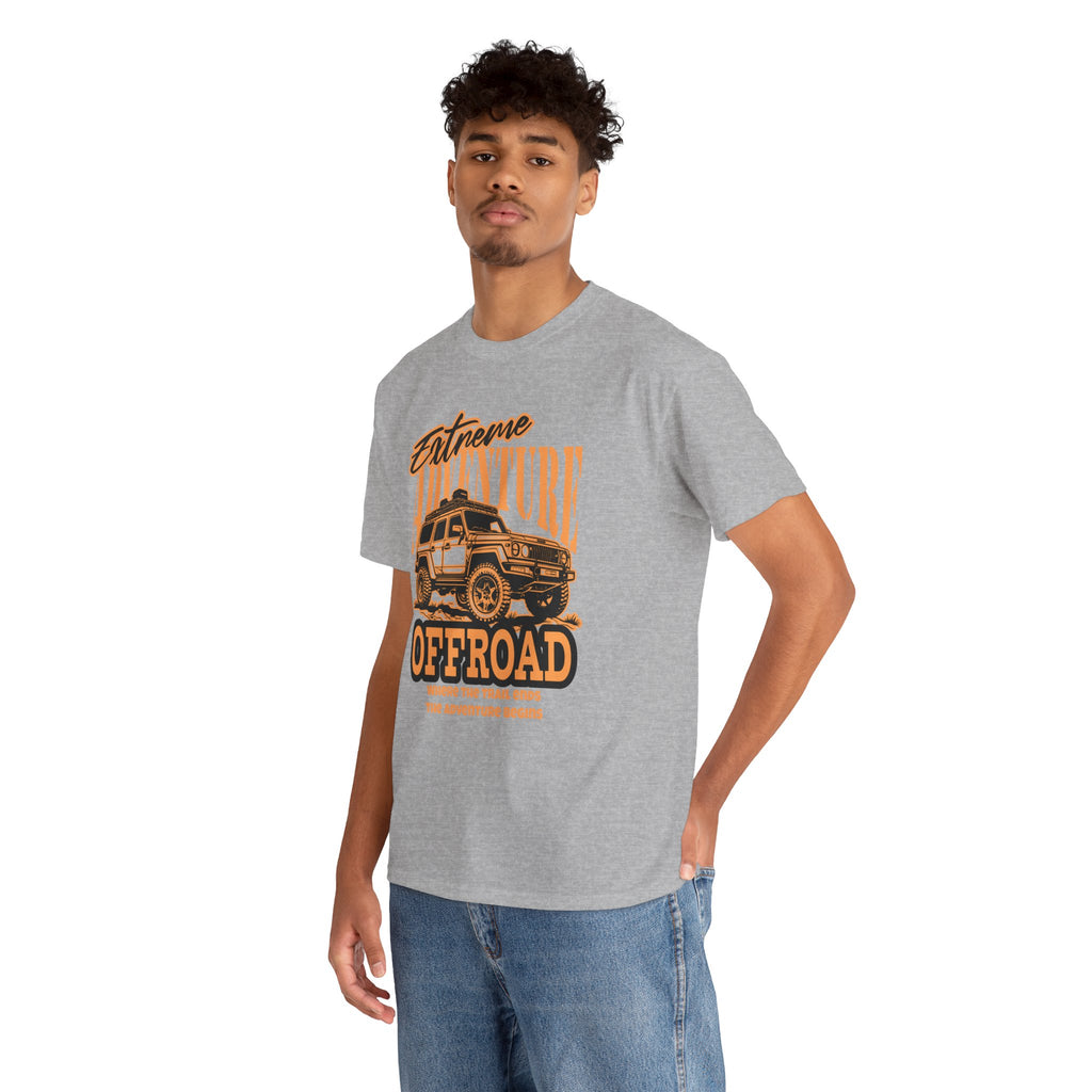 Extreme Adventure Offroad Jeep T-Shirt - Where The Trail Ends Adventure Begins