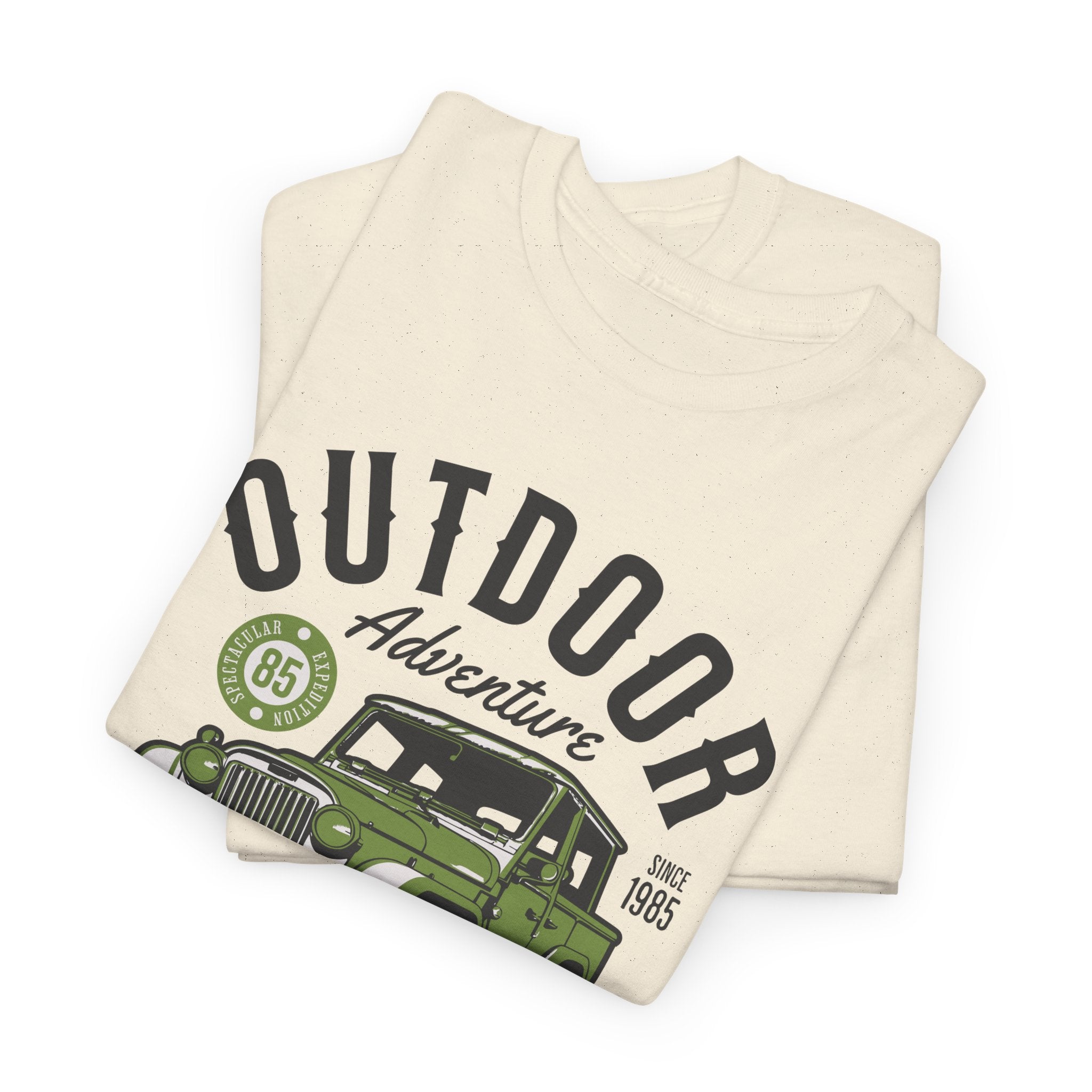 Outdoor Adventure Go Into The Wild Jeep T-Shirt - Mountains Are Calling Vintage Expedition Tee