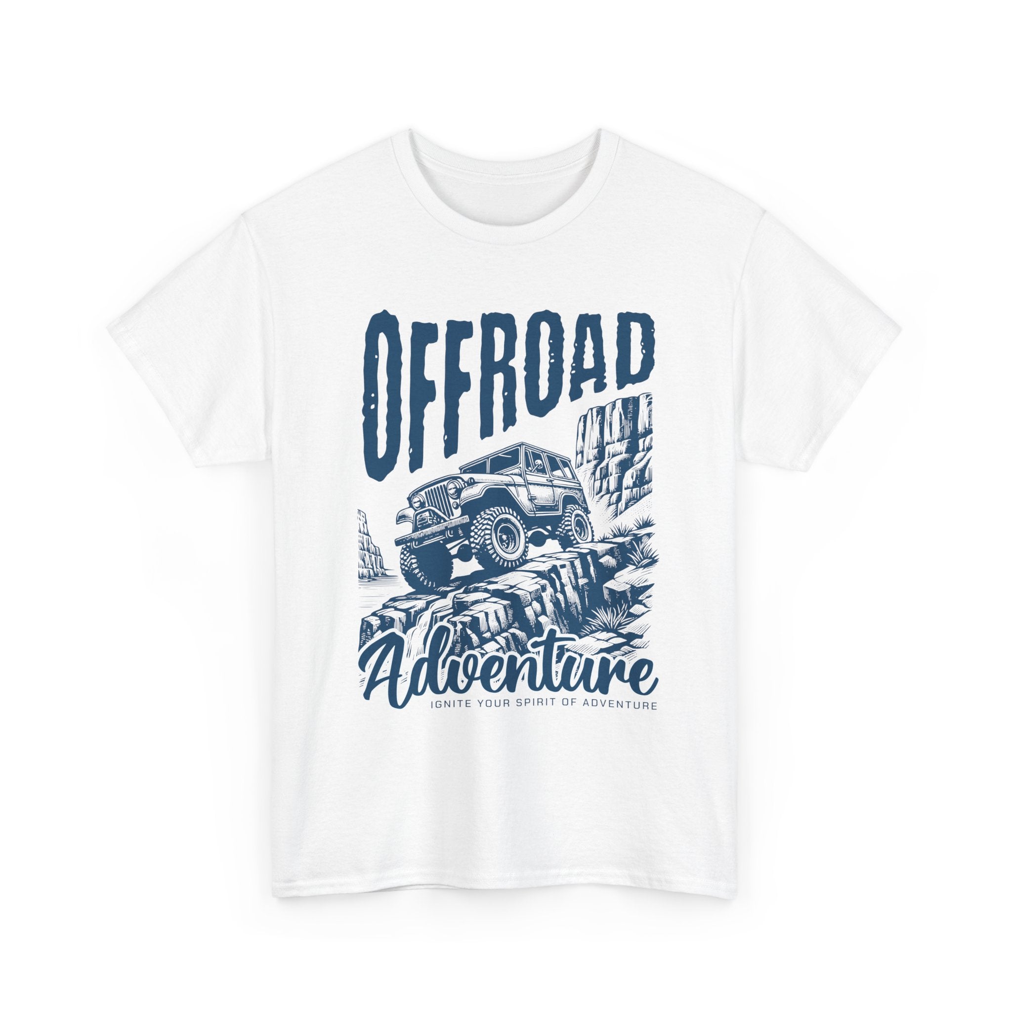 Offroad Adventure Jeep T-Shirt - Ignite Your Spirit Rock Crawling 4x4 Tee
