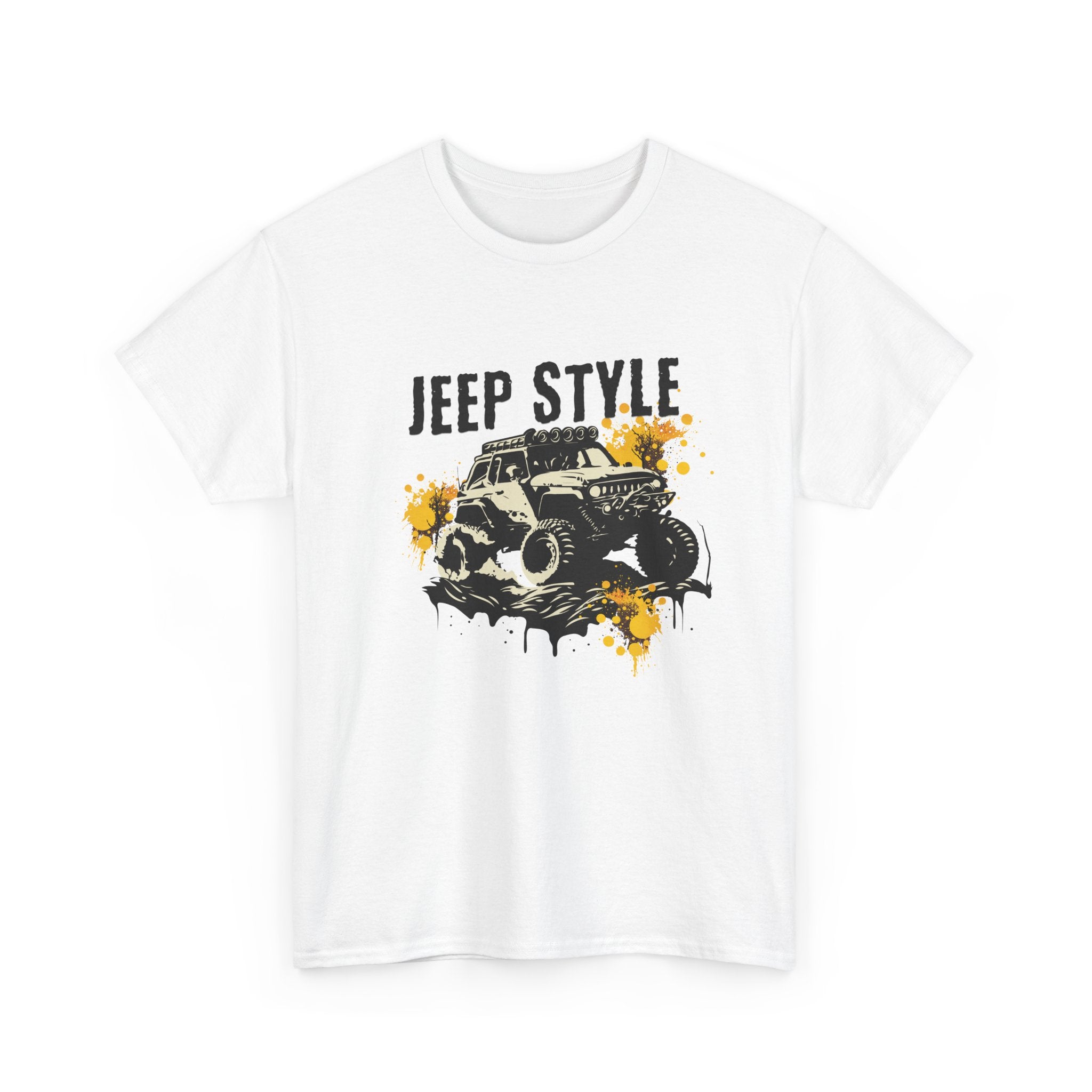 Jeep Style T-Shirt - Mud Splash Off-Road Graphic Tee for Jeep Enthusiasts