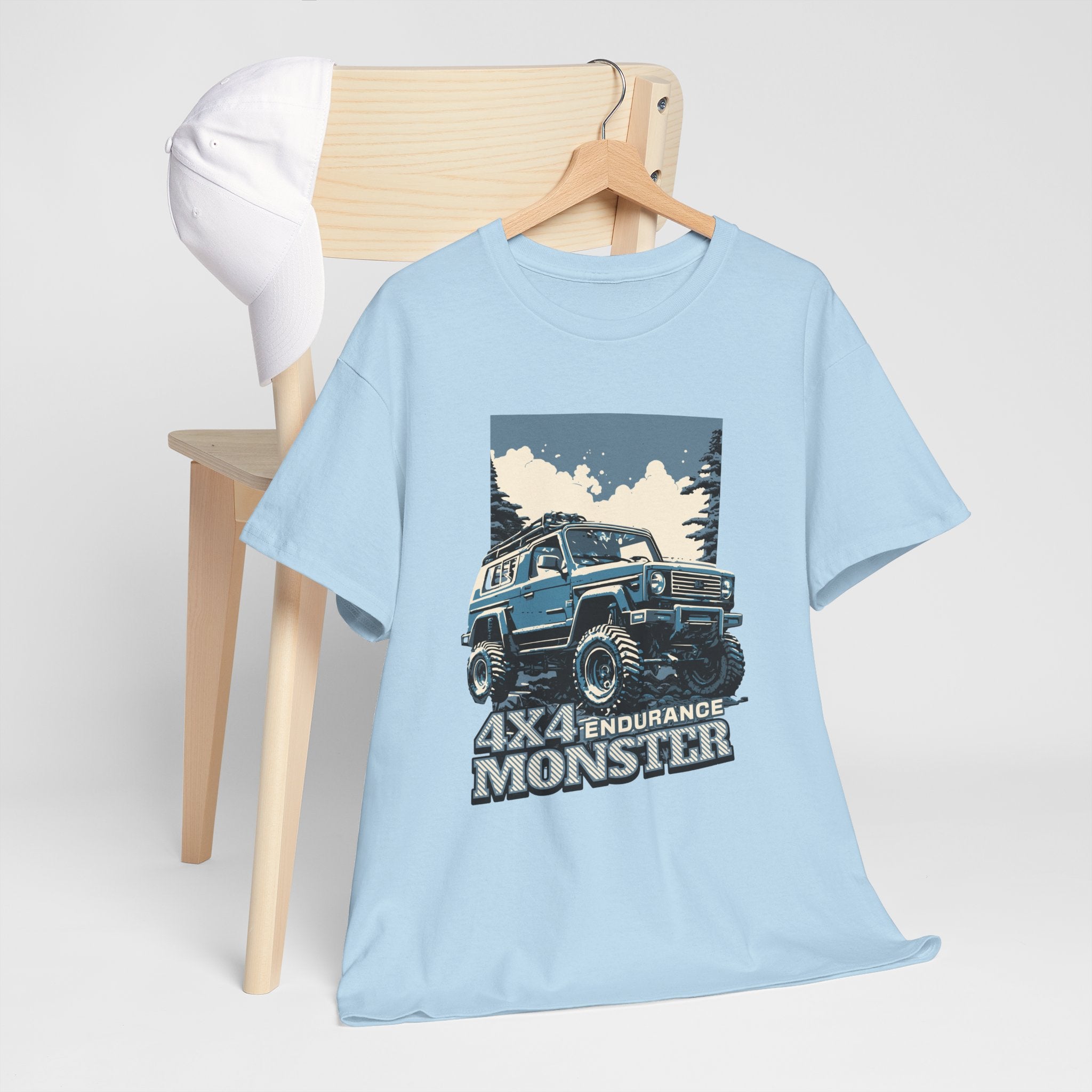 4x4 Endurance Monster Jeep T-Shirt - Lifted Classic Off-Road Beast Vintage Tee