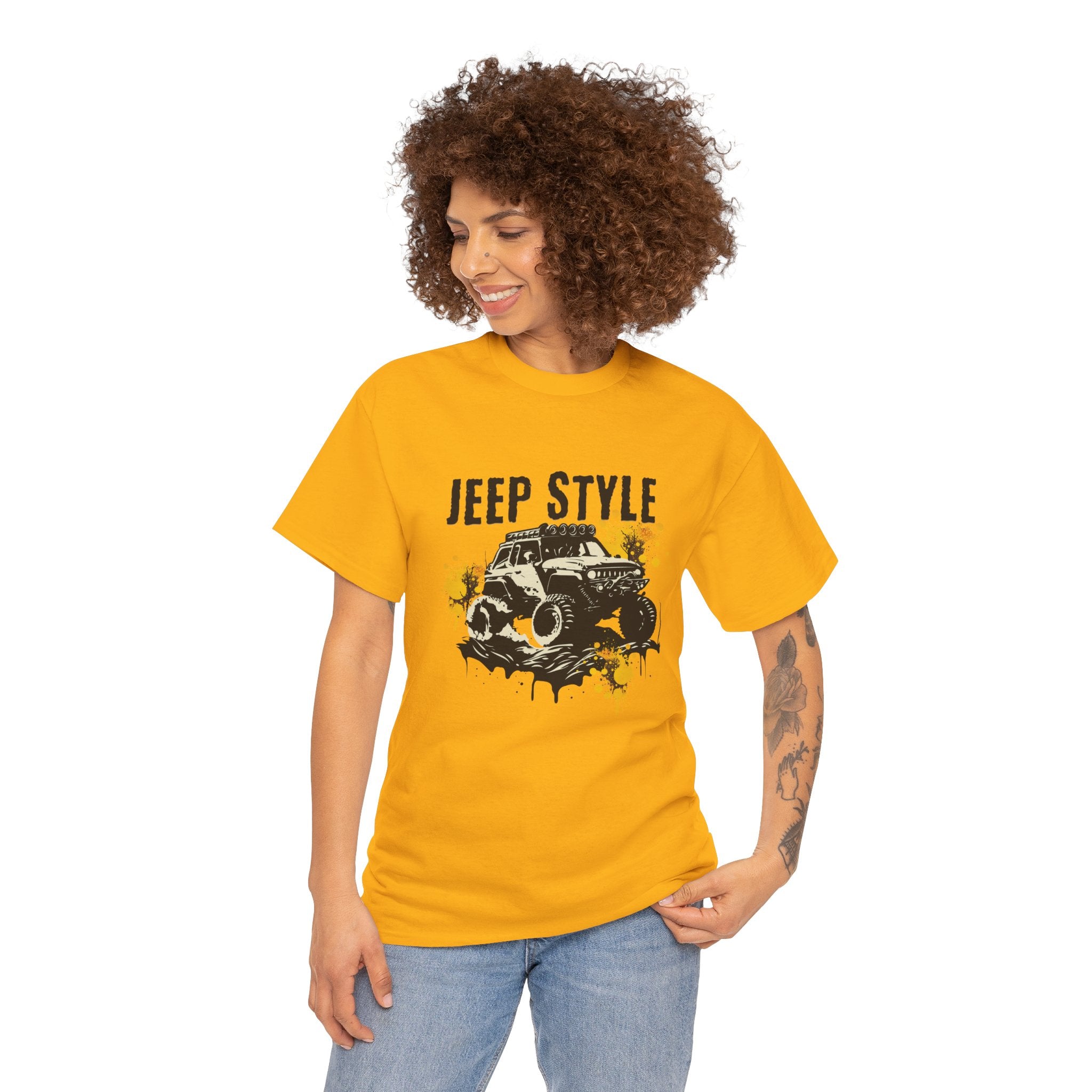 Jeep Style T-Shirt - Mud Splash Off-Road Graphic Tee for Jeep Enthusiasts