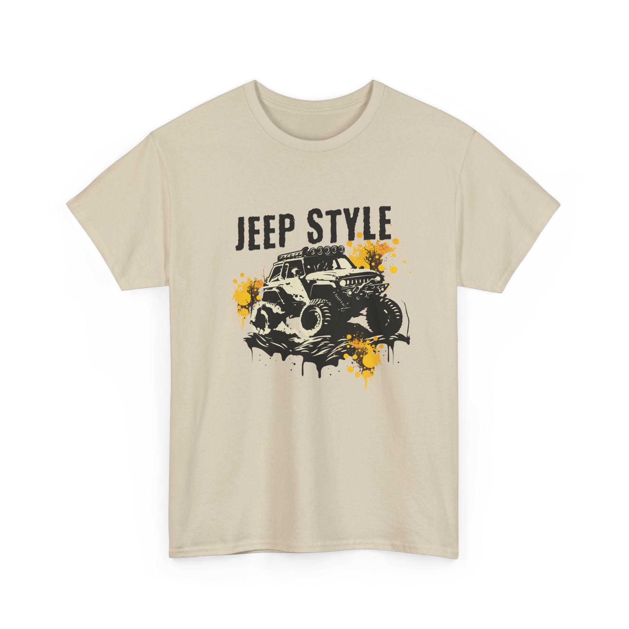 Jeep Style T-Shirt - Mud Splash Off-Road Graphic Tee for Jeep Enthusiasts