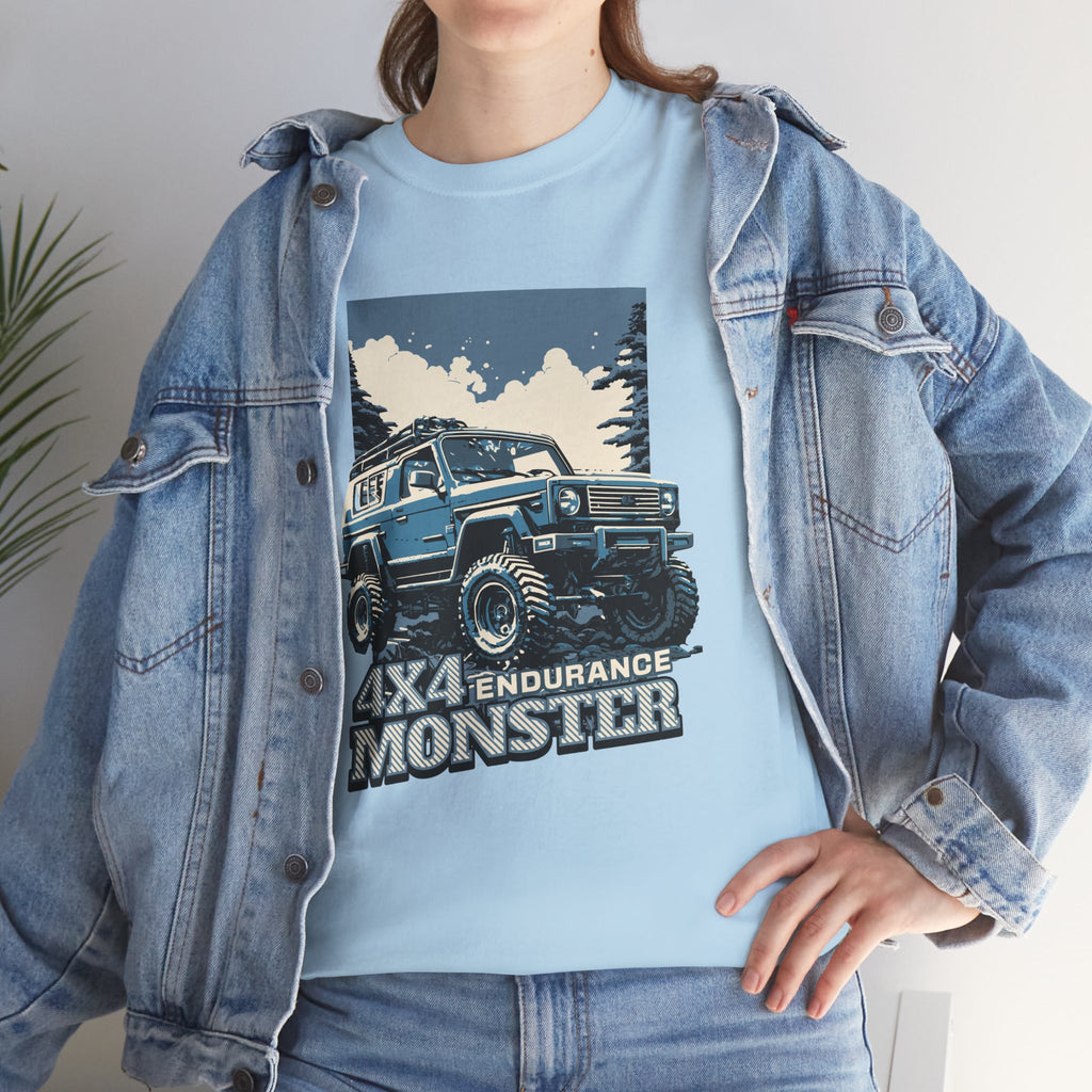 4x4 Endurance Monster Jeep T-Shirt - Lifted Classic Off-Road Beast Vintage Tee