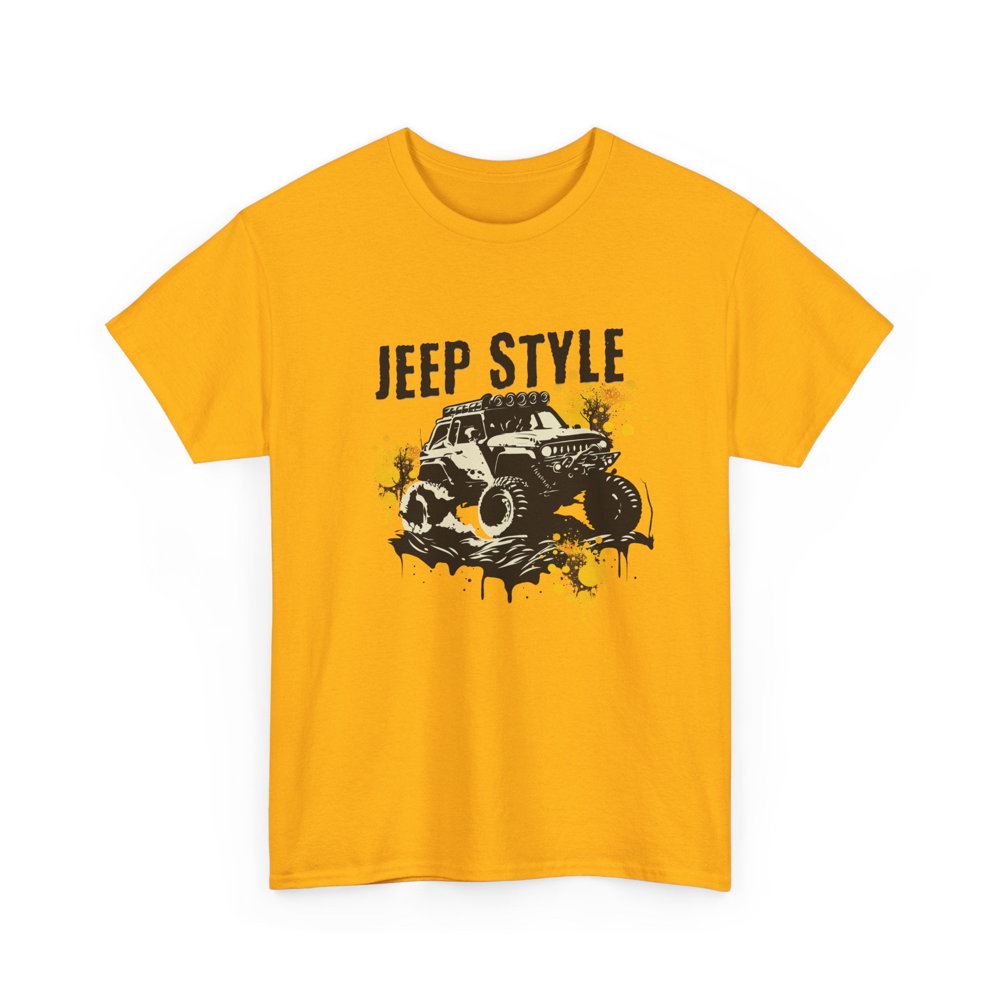 Jeep Style T-Shirt - Mud Splash Off-Road Graphic Tee for Jeep Enthusiasts