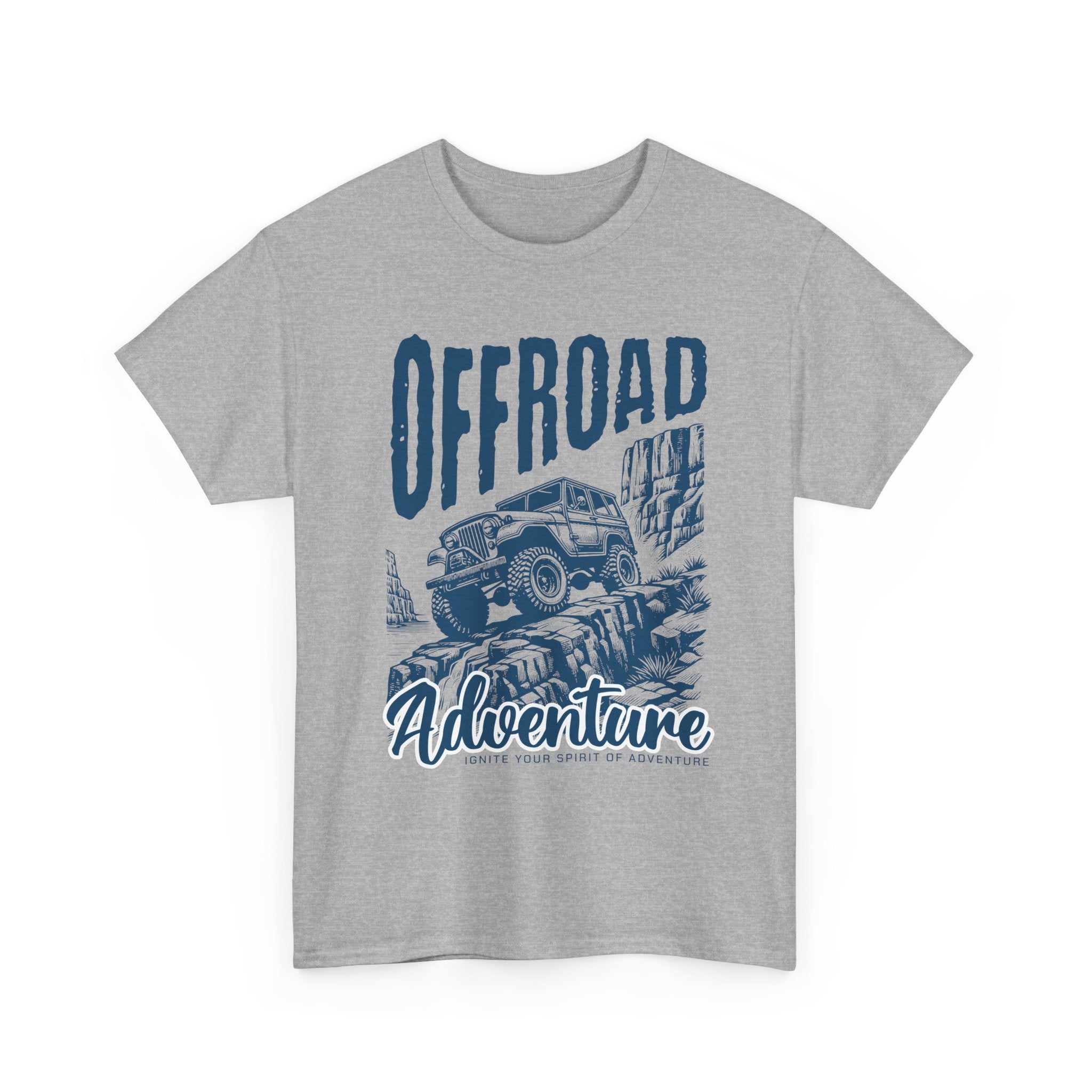 Offroad Adventure Jeep T-Shirt - Ignite Your Spirit Rock Crawling 4x4 Tee