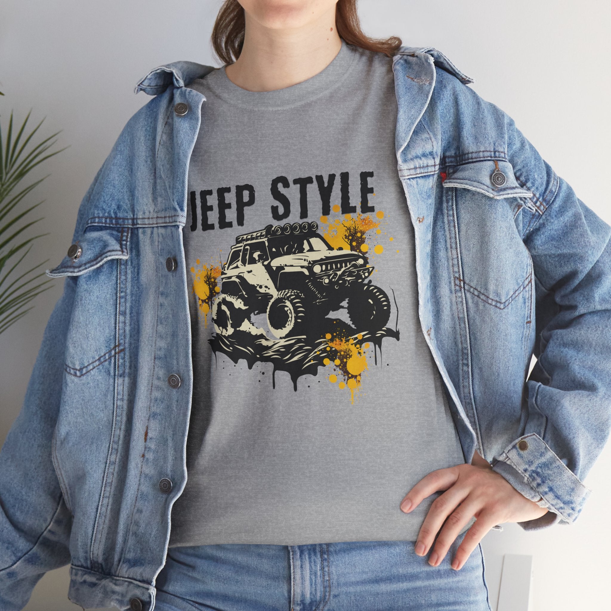 Jeep Style T-Shirt - Mud Splash Off-Road Graphic Tee for Jeep Enthusiasts