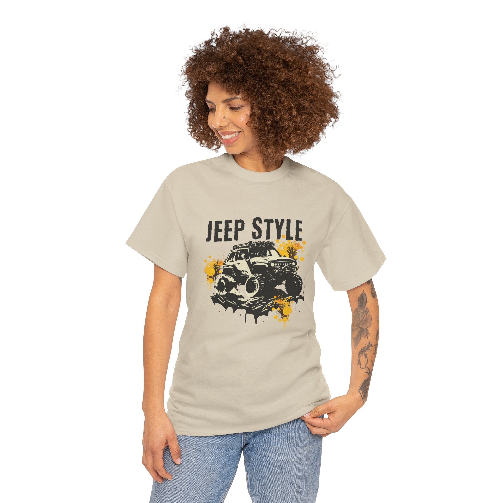 Jeep Style T-Shirt - Mud Splash Off-Road Graphic Tee for Jeep Enthusiasts
