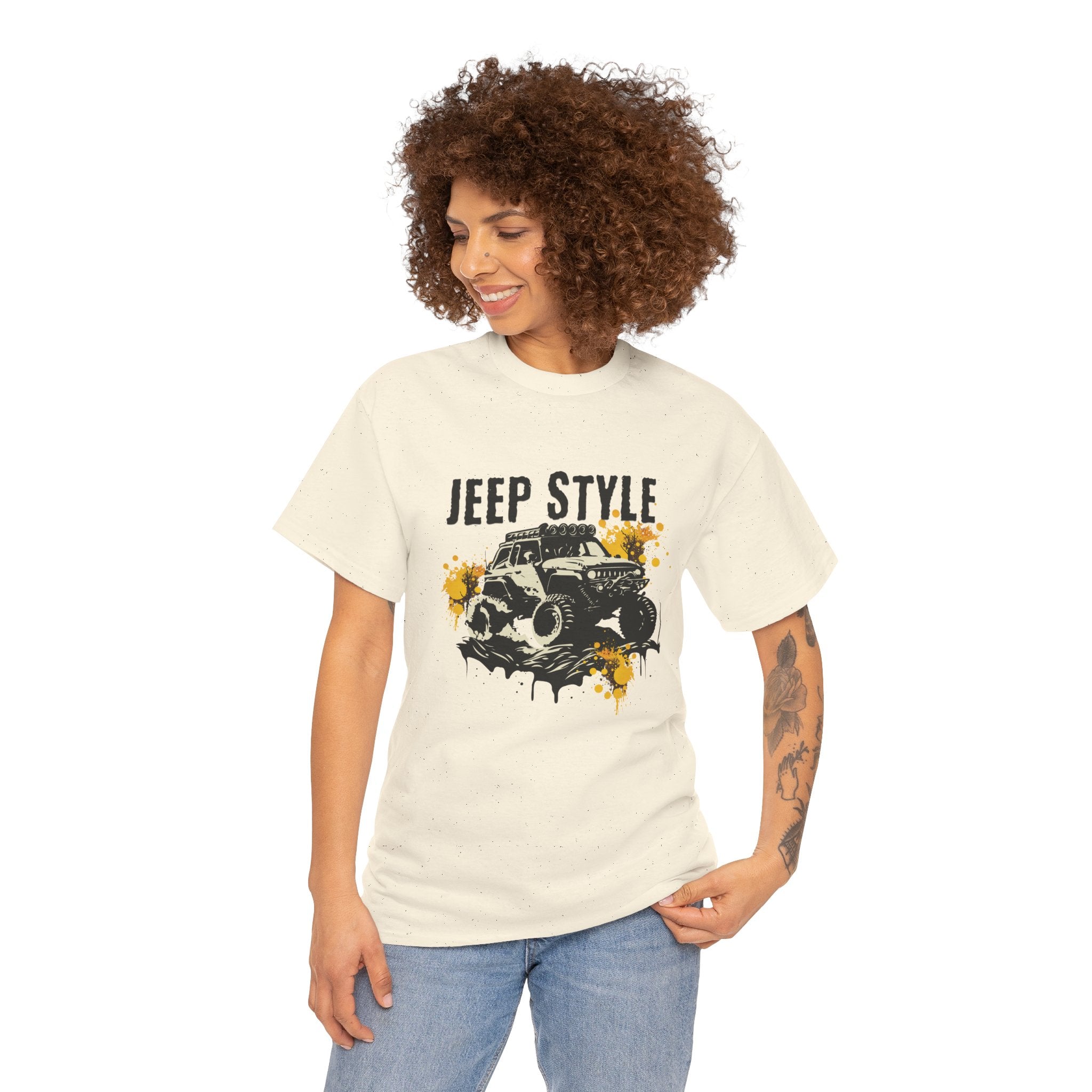 Jeep Style T-Shirt - Mud Splash Off-Road Graphic Tee for Jeep Enthusiasts