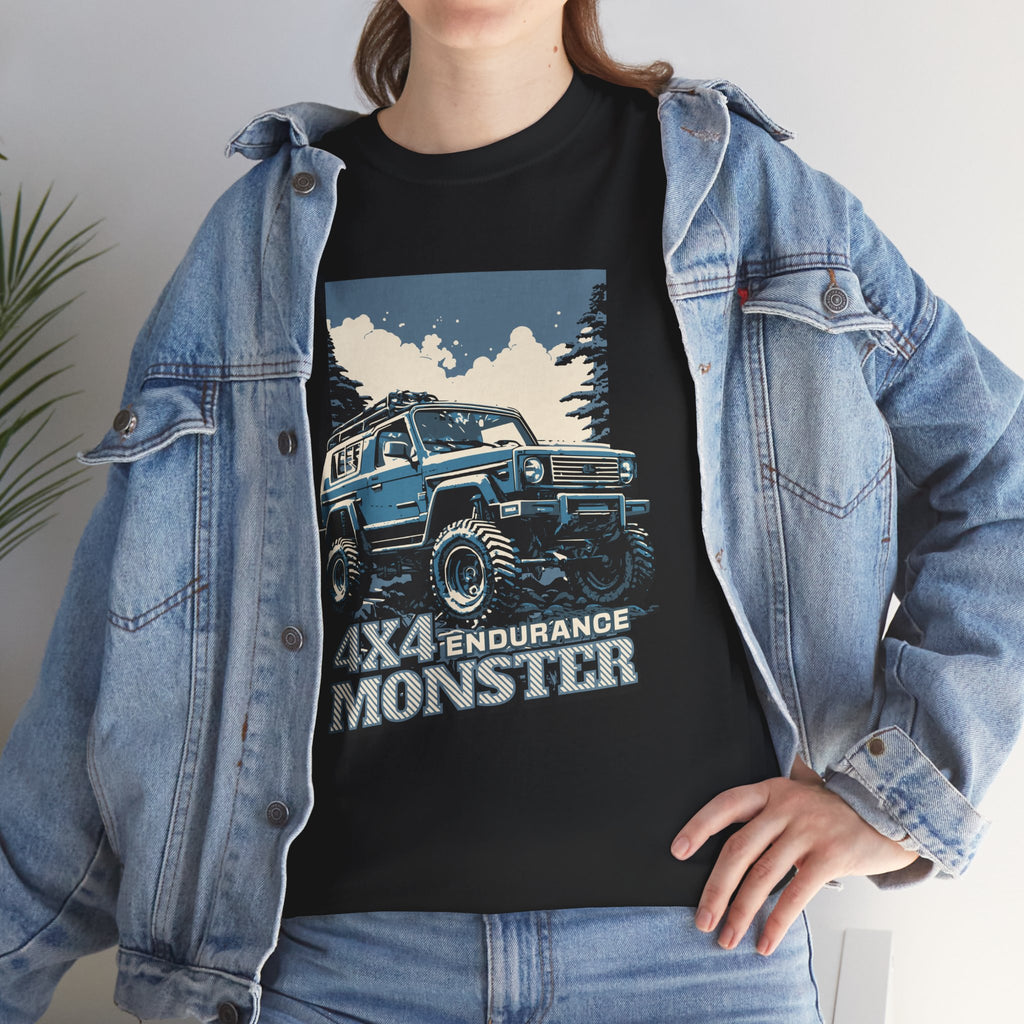 4x4 Endurance Monster Jeep T-Shirt - Lifted Classic Off-Road Beast Vintage Tee