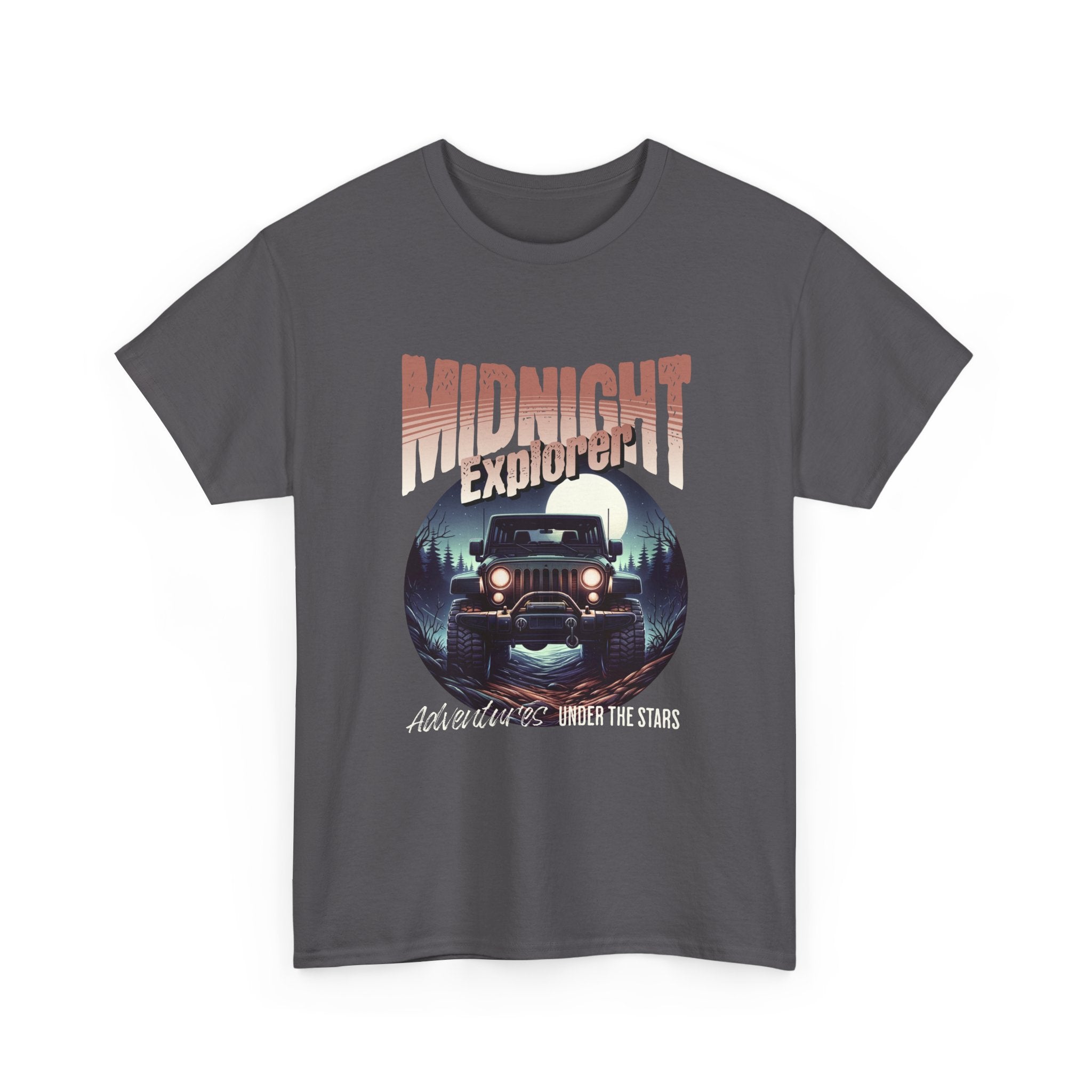 Midnight Explorer Jeep T-Shirt - Adventures Under The Stars Night Drive Tee