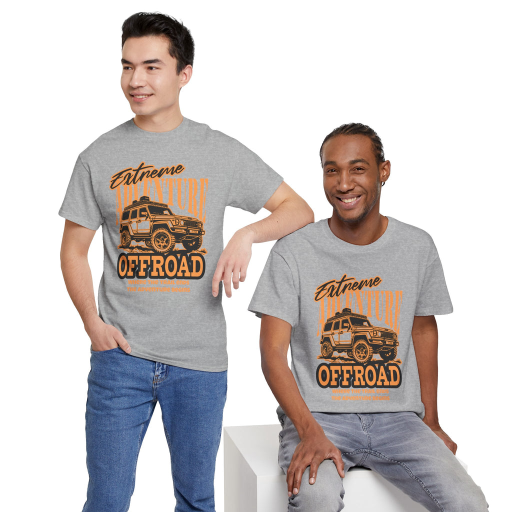 Extreme Adventure Offroad Jeep T-Shirt - Where The Trail Ends Adventure Begins