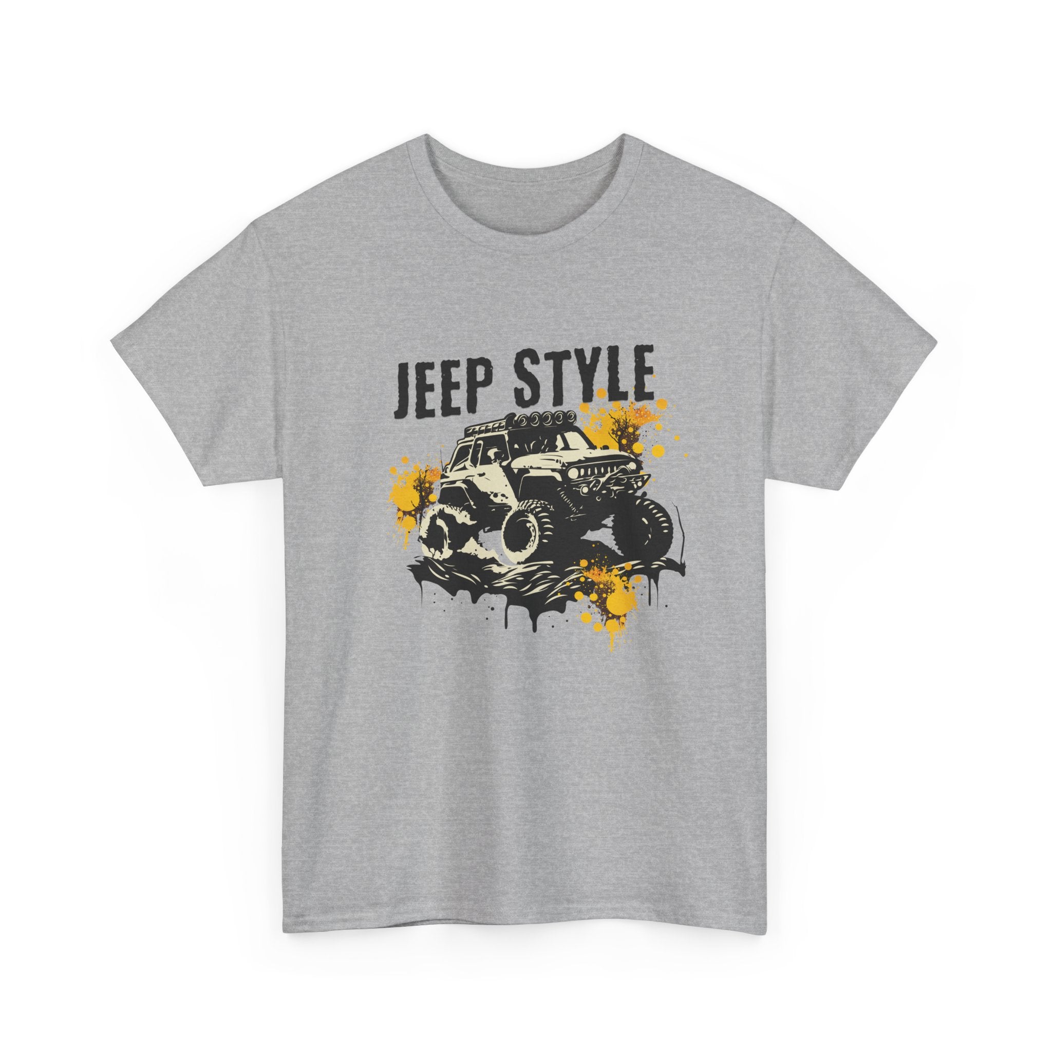 Jeep Style T-Shirt - Mud Splash Off-Road Graphic Tee for Jeep Enthusiasts