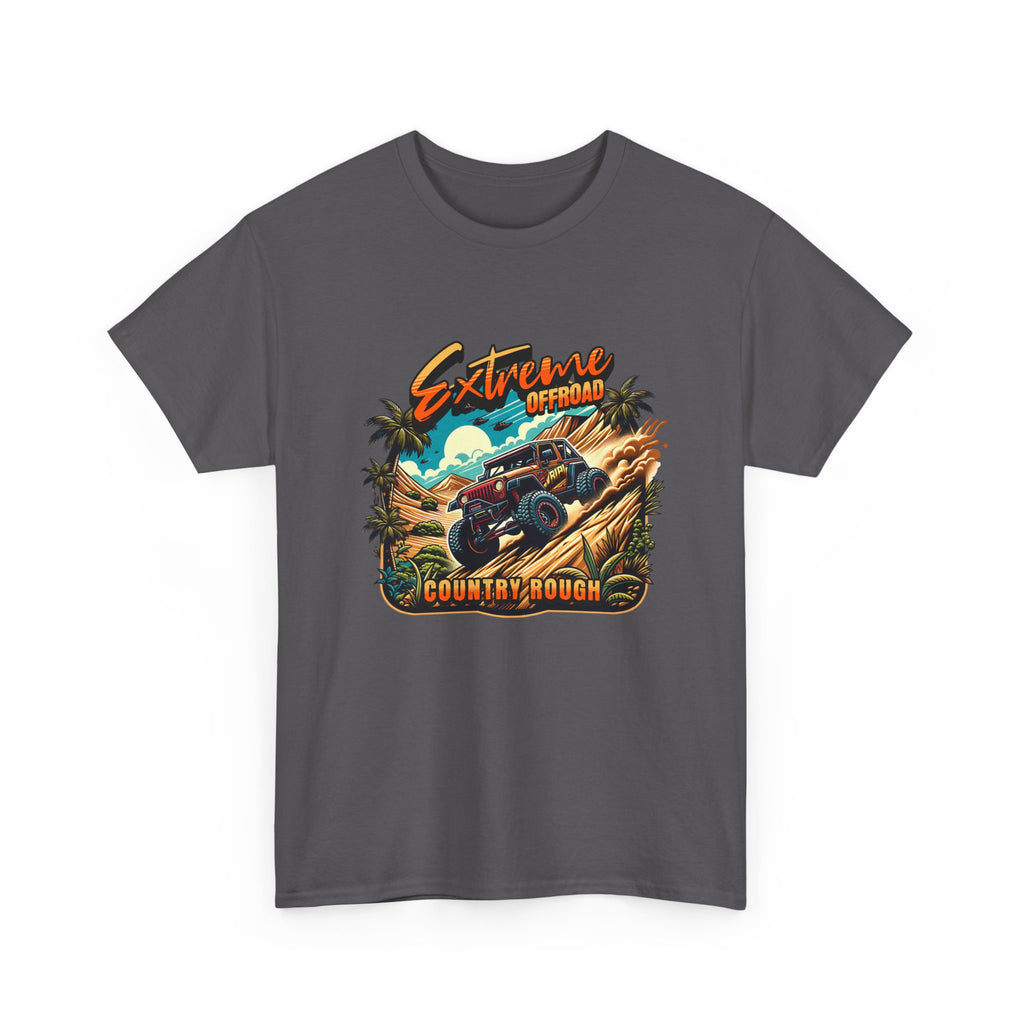 Extreme Offroad Country Rough Jeep T-Shirt - Tropical 4x4 Adventure Tee